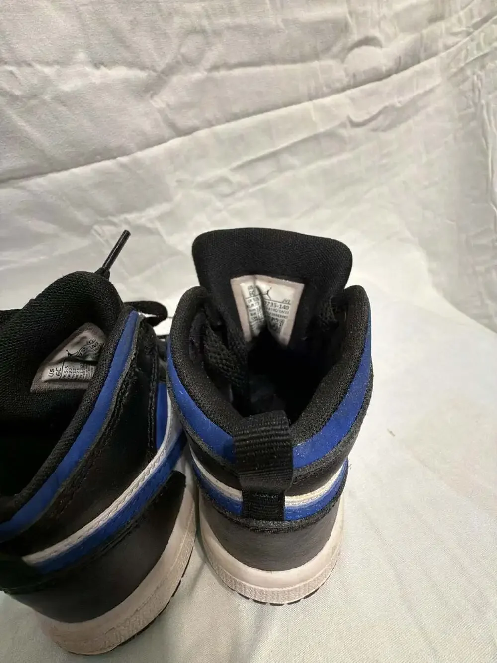 Nike Air Jordan 1 Mid TD Toddler Game Royal/Black-White (640735-140) - Picture 4 of 5